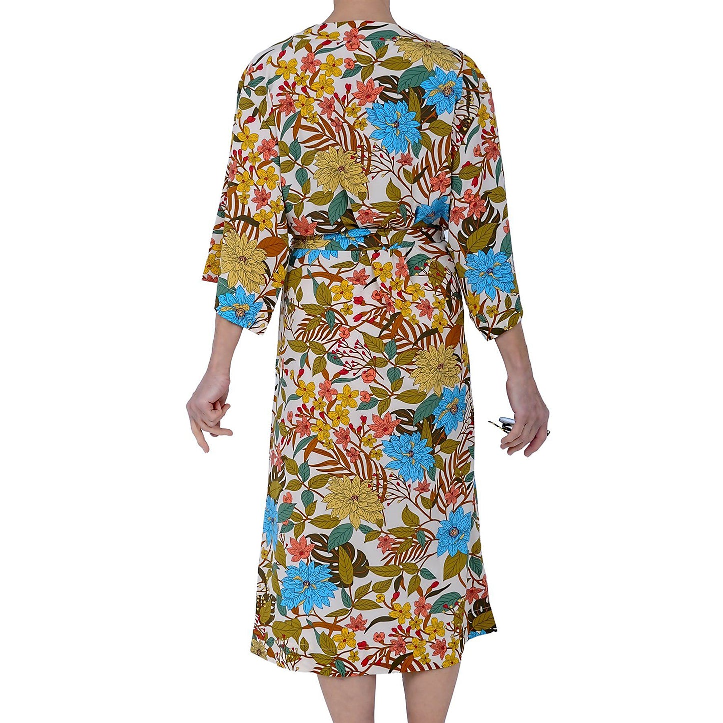 Floral Print Kimono Wrap Robe Mystique Intimates