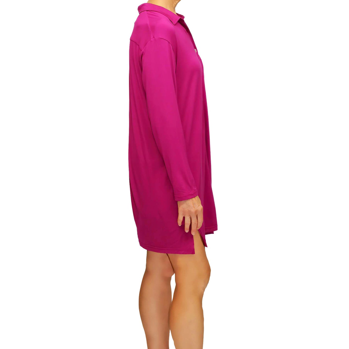 Megan Knit Lounge Shirt - Burgundy Mystique Intimates