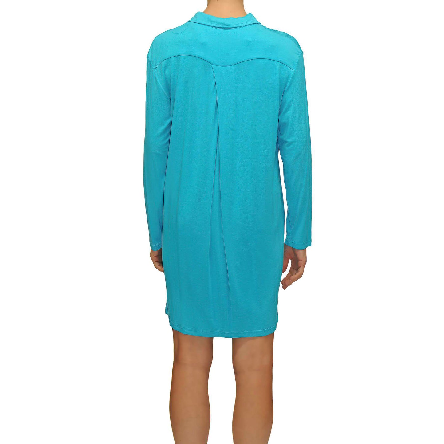 Megan Knit Lounge Shirt - Malta Blue Mystique Intimates