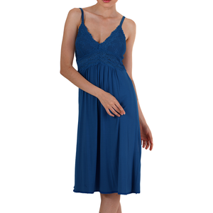 Bliss Knit Nightgown - Cadet Blue 