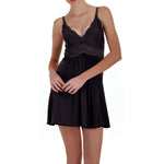 Black Knit Chemise Nightgown Mystique Intimates