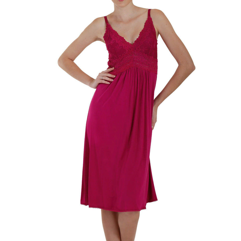 Bliss Knit Nightgown - Berry Mystique Intimates