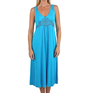 Dreamy Nightgown - Capri Blue Mystique Intimates