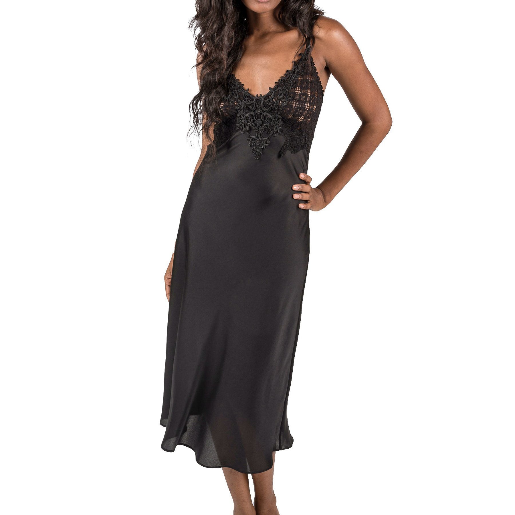 Enchanting Nightgown - Black Mystique Intimates