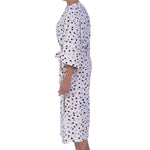 Lily's Robes - White Ground with Dots Mystique Intimates