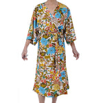 Floral Print Kimono Wrap Robe Mystique Intimates