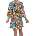 Multi-color Floral Short Robe | Mystique Intimates Mystique Intimates