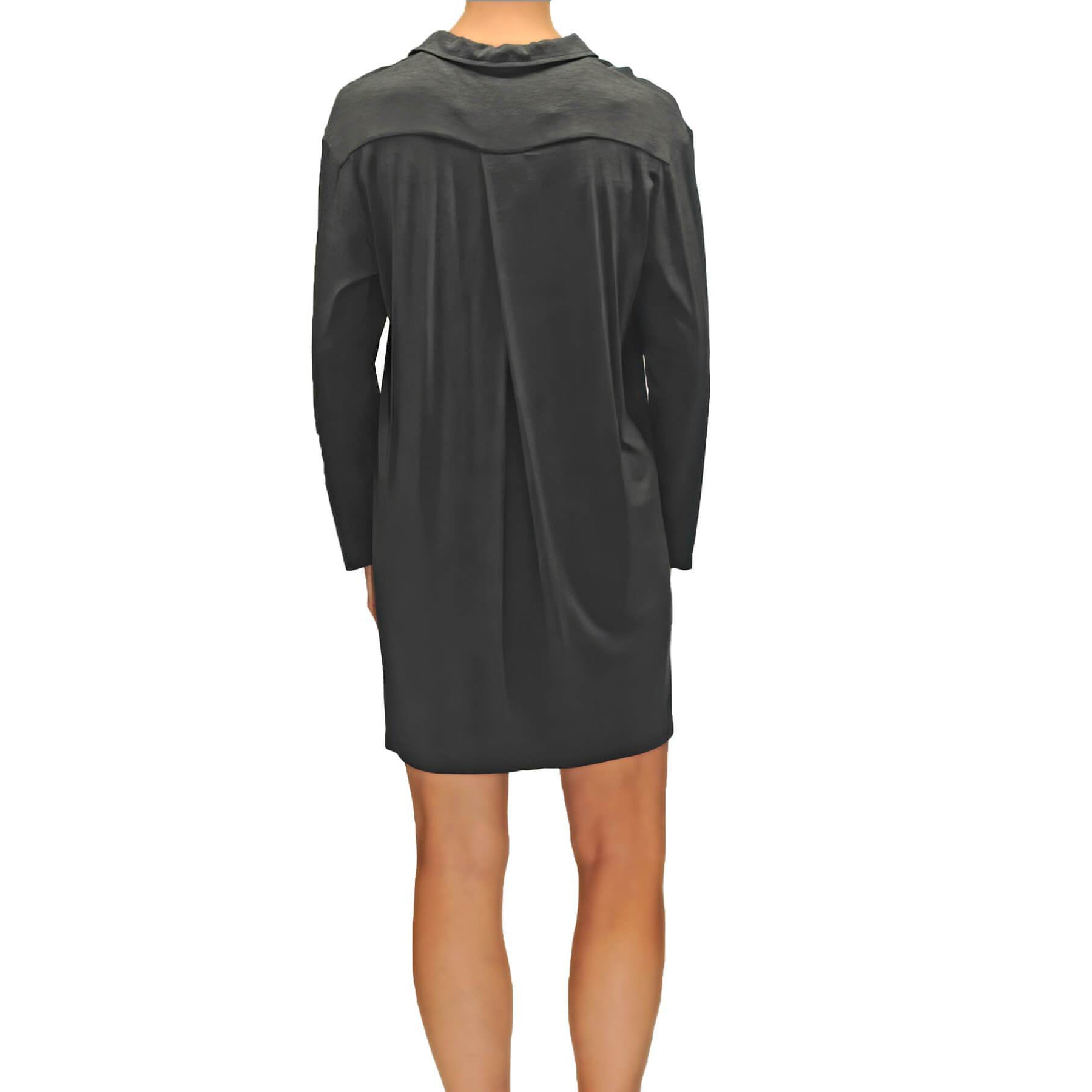 Megan Lounge Shirt - Charcoal Gray Mystique Intimates