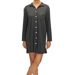 Megan Lounge Shirt - Charcoal Gray Mystique Intimates