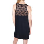 Olivia Short Nightgown - Black Mystique Intimates