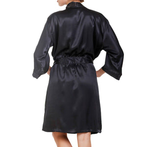 Raeanna Short Black Robe Mystique Intimates