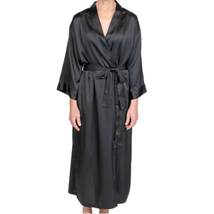 Raeanna Long Black Robe Mystique Intimates