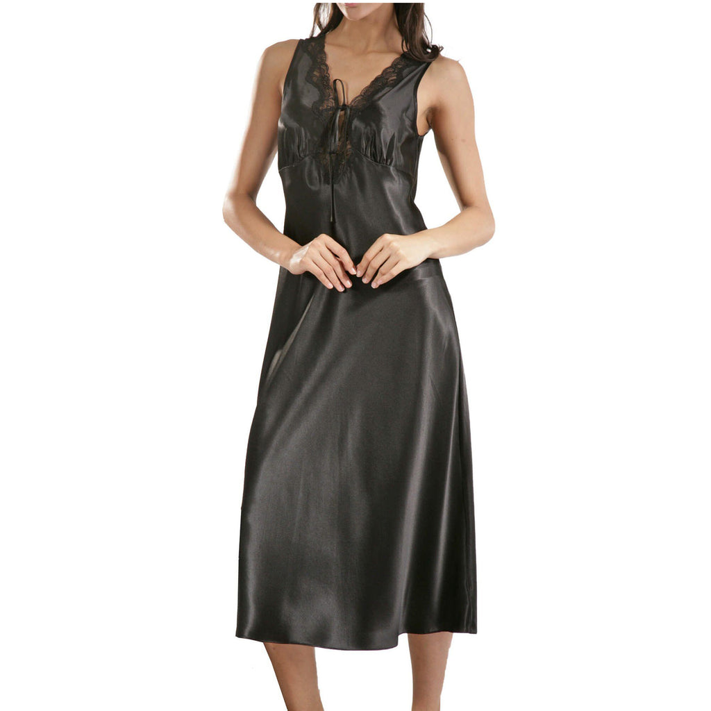Raeanna Black Nightgown Mystique Intimates