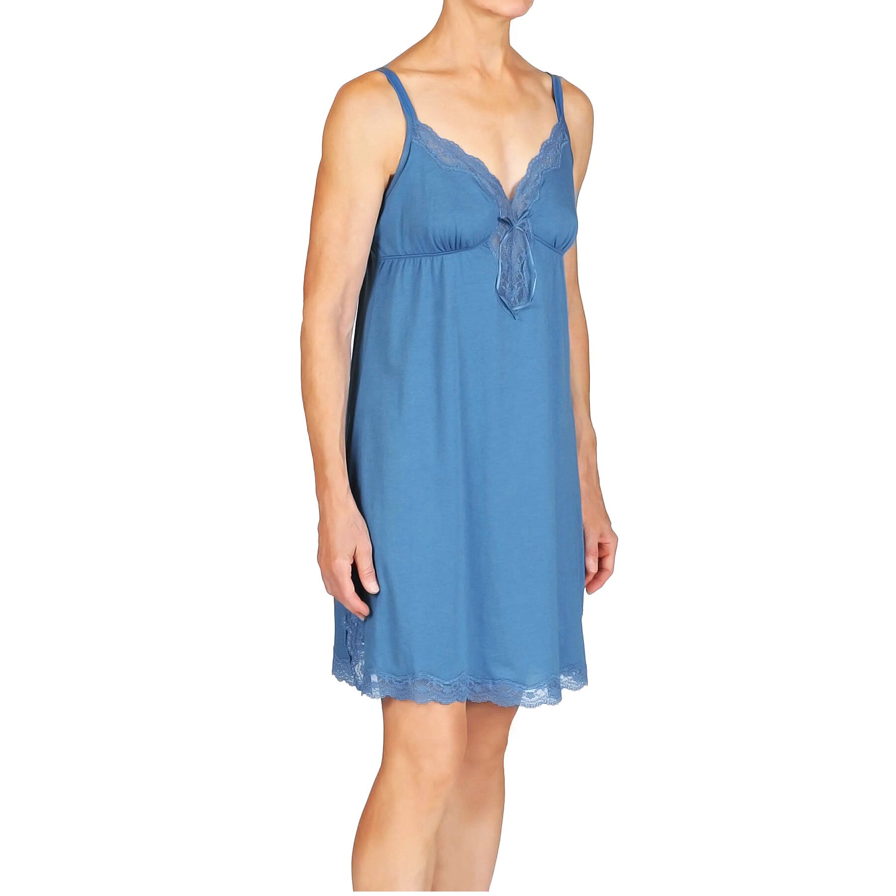 Carmen Chemise - Slate Blue Mystique Intimates