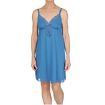 Carmen Chemise - Slate Blue Mystique Intimates