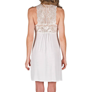 Catarina Knit Chemise Nightgown - White Mystique Intimates