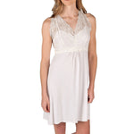 Catarina Knit Chemise Nightgown - White Mystique Intimates