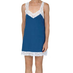 Lily Knit Chemise - Cadet Blue Mystique Intimates