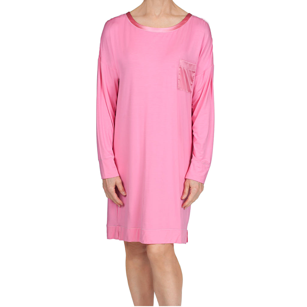 Madison Bamboo Knit Sleepshirt - Cameo Rose Mystique Intimates