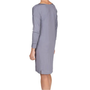 Madison Bamboo Knit Sleepshirt - Iris Gray Mystique Intimates