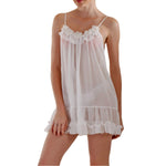 Sophie Sheer Babydoll - White Mystique Intimates